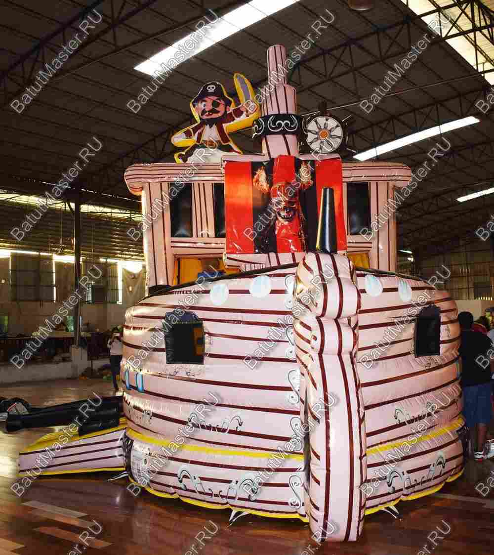 Коммерческий надувной батут-корабль "Атлантис - 2", 10*5*5 м