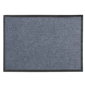Коврик влаговпитывающий "Ребристый" 40x60 см, серый