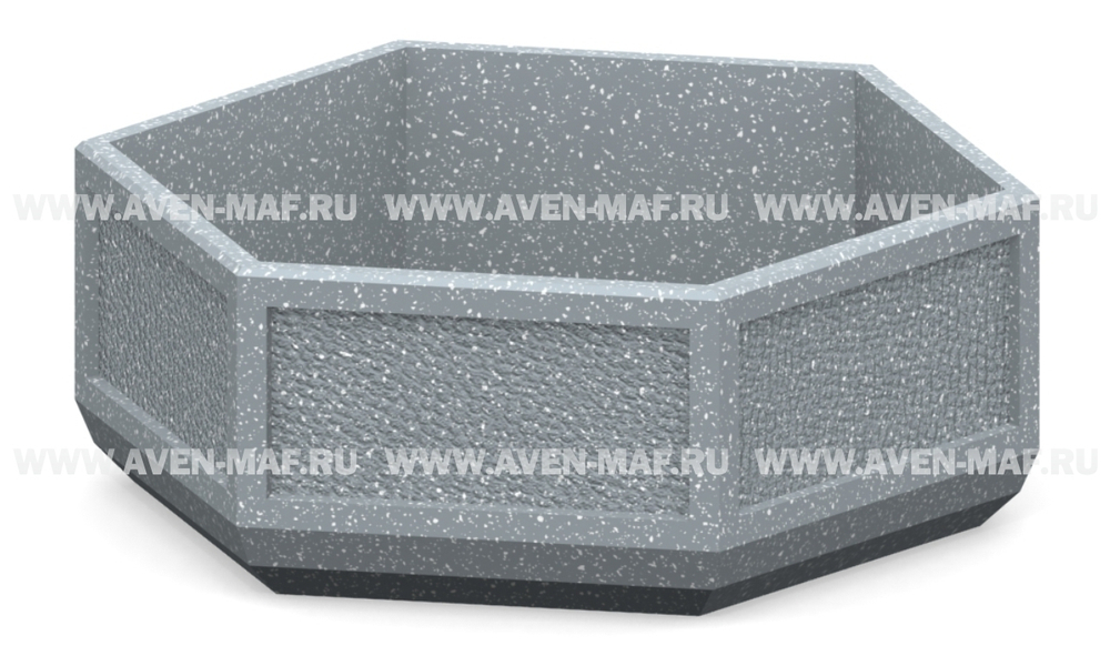 Вазон для цветов бетонный