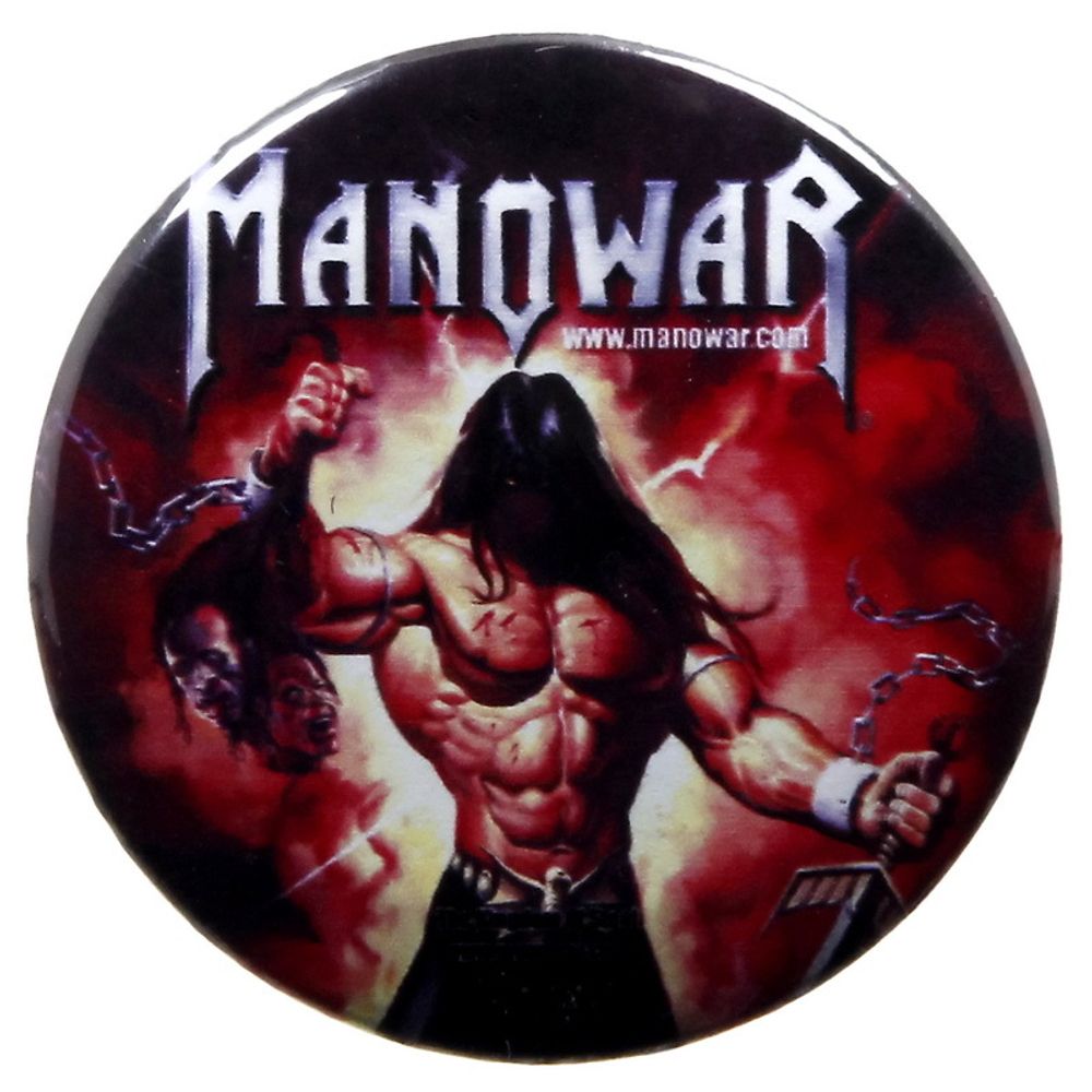 Значок Manowar Louder Than Hell (448)