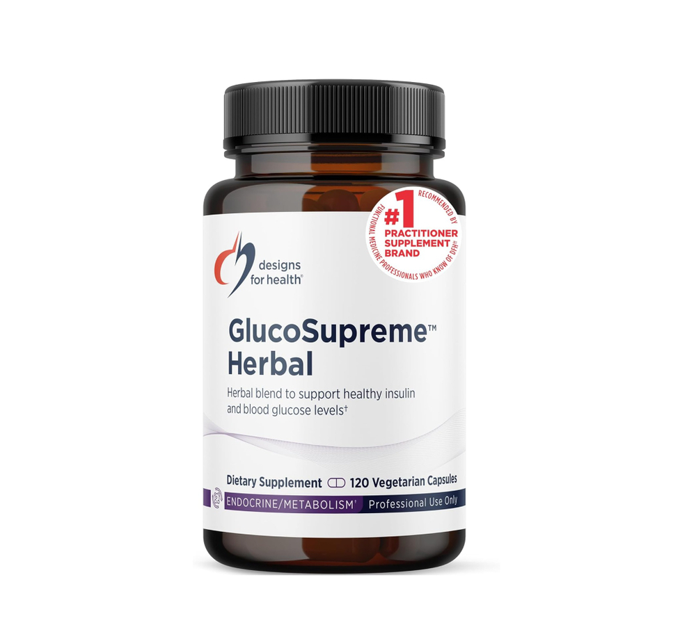 Designs For Health - GlucoSupreme™ Herbal - 120 capsules