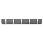 Вешалка настенная flip, 50,8 см, дерево-никель, 5 крючков