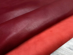 Agnelli Veg Cherry Red (1,0-1,2 мм) цв. Бордовый, натуральная овчина