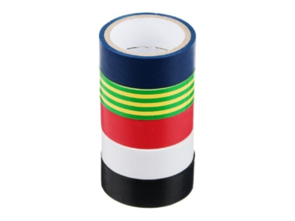 Изолента ЕРМАК набор 5шт d48мм 13*18мм*4м