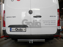 Фаркоп оцинкованный Galia M118C для Mercedes Sprinter 2006-, Volkswagen Crafter 2006-(паспорт и сертификат в комплекте)(без электрики)