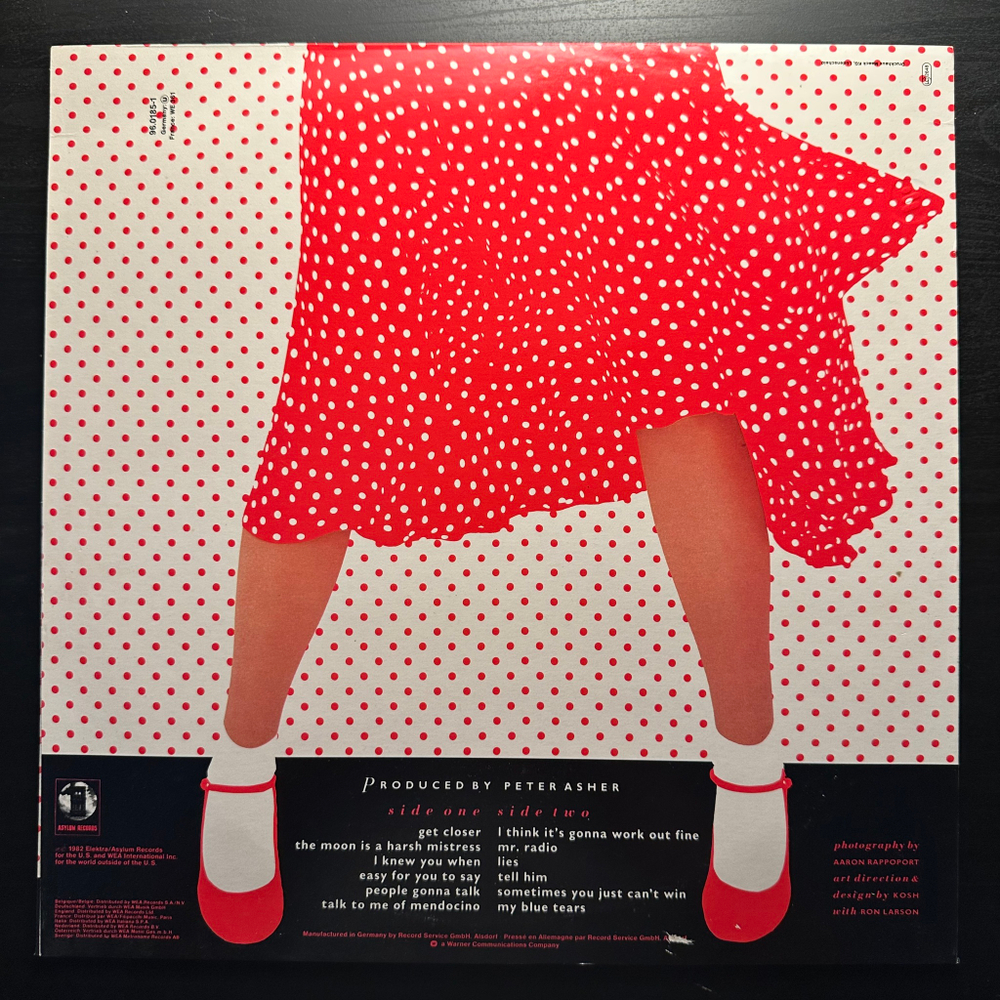 Linda Ronstadt - Get Closer (Германия 1982г.)