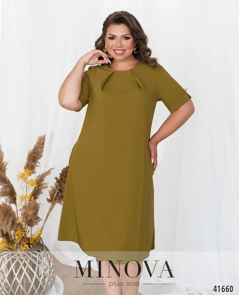 Платье 0142-олива Minova