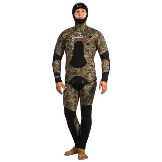 Гидрокостюм Marlin Camoskin 7 мм Зеленый