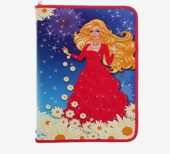 Папка на молнии А4 ПВХ Фубол