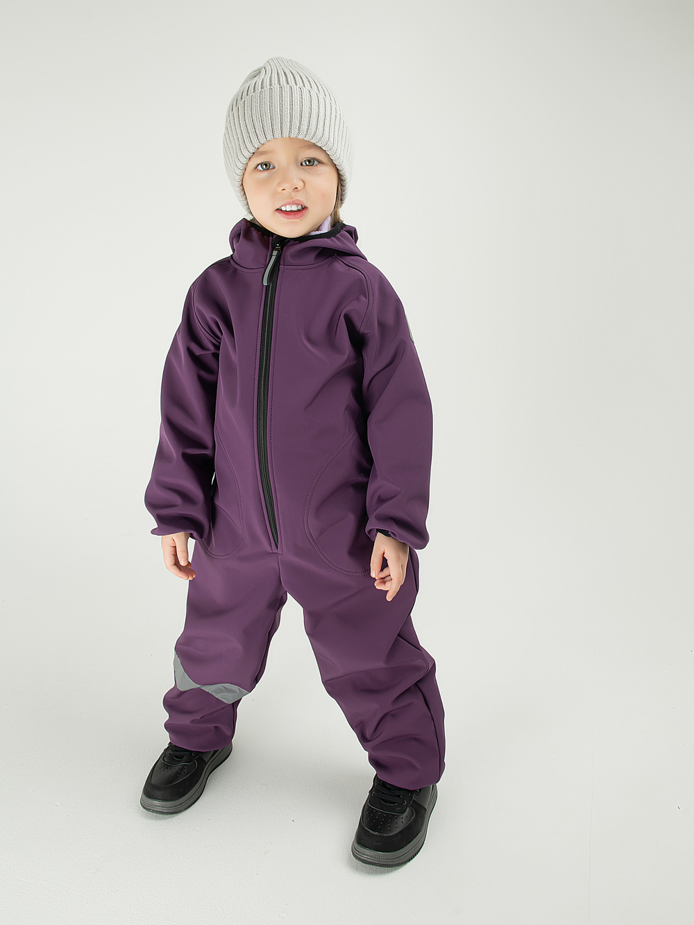 Комбинезон из софтшелла "Фиолетовый"