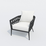 Лаунж зона Ideal Patio ФИАММА белая - каркас карбон