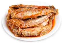 Корюшка жареная в томатном маринаде &quot;Лисий Нос&quot;, 410г