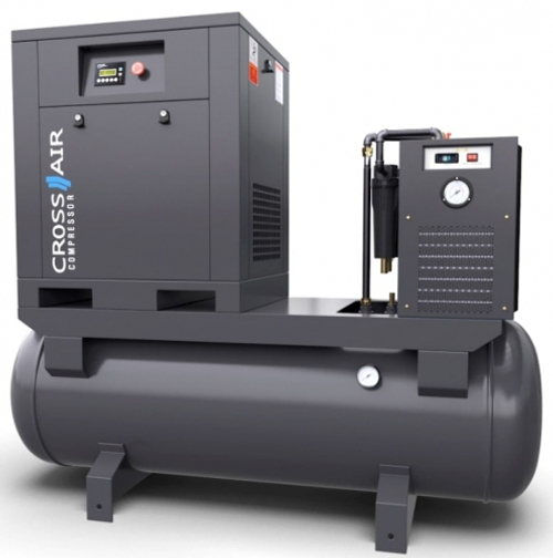 Винтовой компрессор CrossAir CA15-10RA-500DRY