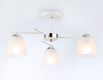 Светильник подвесной TR303202/3 WH/CH/FR белый/хром/белый матовый E27*3 max 60W D550*260