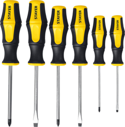 STAYER HERCULES 6 шт набор отверток, 25055-H6
