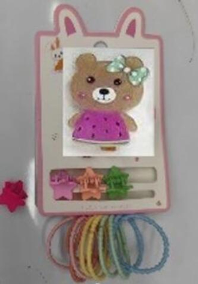 Аксессуары для волос детские "Сладкие леденцы" ( крабы,зажимы) 753-465 (JINRE TRAVEL)