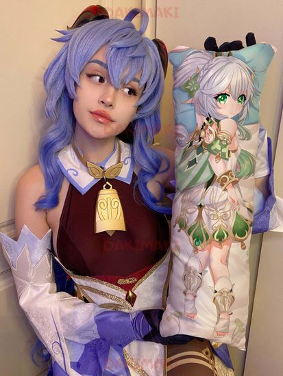 Мини дакимакура Нахида из Геншин Импакт | Genshin Impact арт. M0969, 60х20 см