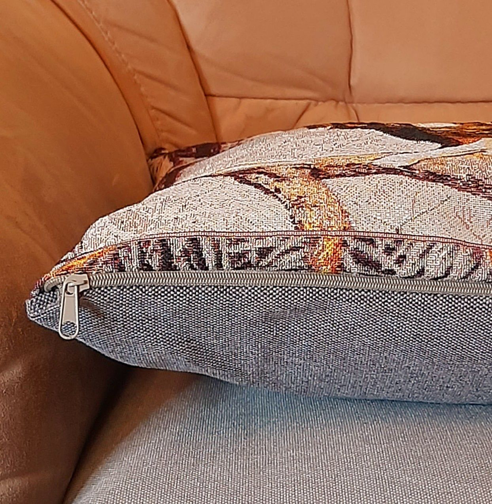 Декоративный гобеленовый чехол для интерьерной подушки Мудрец 47*47