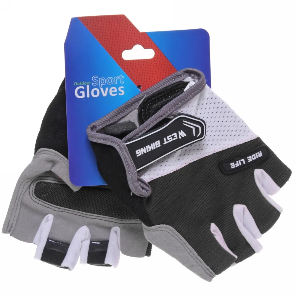 Перчатки велосипедные, короткие West Biking YP0211189 ( размеры M,L,XL)