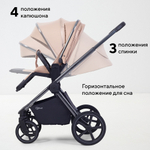 Детская коляска Rant Falcon Soft Therm 2 в 1 Beige