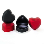 Футляр сердечко с подсветкой для демонстрации кольца