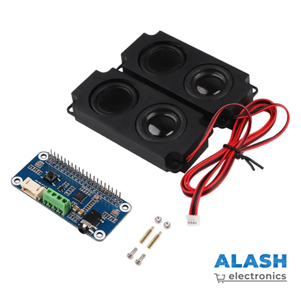 Аудиомодуль с двумя динамиками 3 Вт 4 Ом для Arduino, ESP32 и Raspberry Pi — усилитель PAM8403