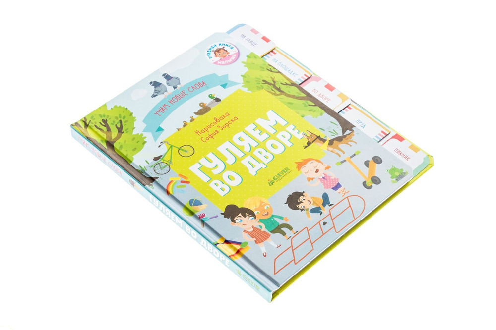 Первые книжки малыша. Гуляем во дворе. Визуальный словарь