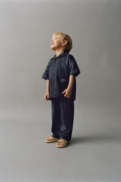 ZARA РУБАШКА С НАДПИСЬЮ, АНТРАЦИТОВО-СЕРЫЙ