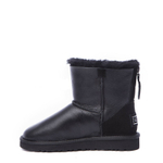Угги Mini Zip Metallic Black