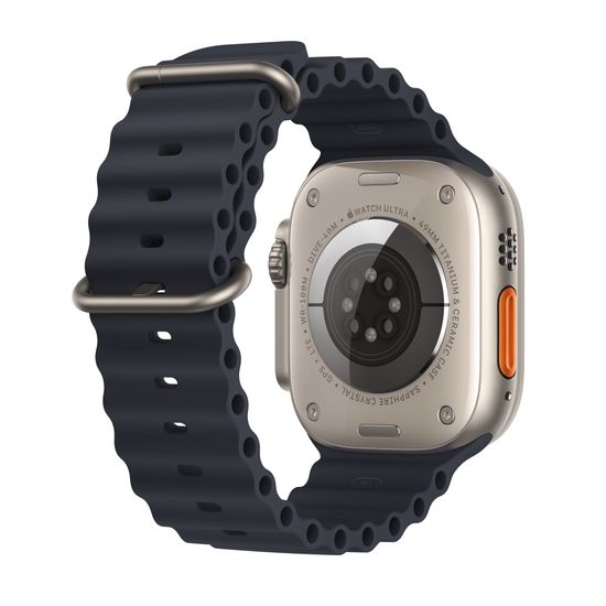 Apple Watch Ultra GPS + Cellular, 49 мм, корпус из титана, ремешок Ocean цвета «тёмная ночь»