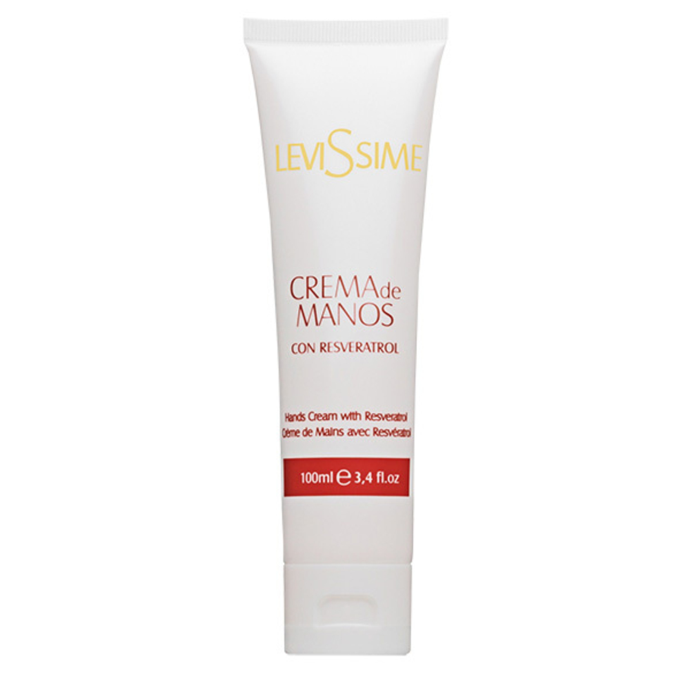 Крем для рук с ресвератролом рН 5,5-6,5 Levissime Hands Cream With Resveratrol 100мл