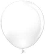 Шар (18''/46 см) Белый, пастель, 1 шт.