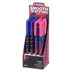 Ручка шариковая, масляная, Vinson, синие чернила, серия "Line 2", 20 шт