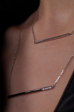 Колье длинная палочка