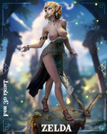 Принцесса Зельда Легенда о зельде Фигурка Princess Zelda The Legend of Zelda Tears Of The Kingdom