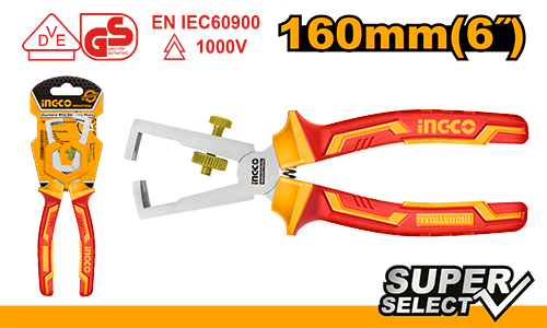 Клещи для снятия изоляции диэлектрические 160 мм INDUSTRIAL