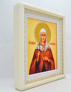 Икона святой Емилии Кесарийской ручной работы.