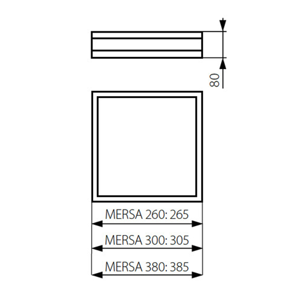 Светильник потолочный деревянный KANLUX MERSA 380-B/M
