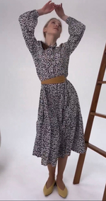 Платье My star черное в ромашку