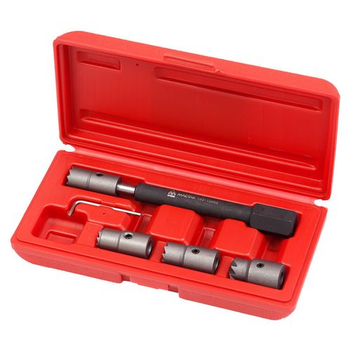 МАСТАК (103-15006C) Набор фрез для правки седел дизельных форсунок, кейс, 6 предметов