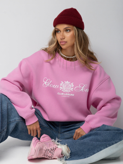 Свитшот оверсайз с принтом old money