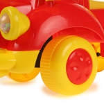 Толокар машина средняя с муз.рулем, цв. красный RRB-115 (54*27*34 см)