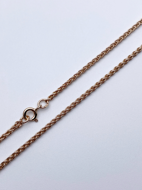 Цепь из серебра/Колос/Позолота