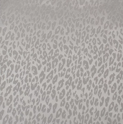 Атлас жаккард "Моар" леопард, 100 г/м2, ш. 150 см, св. серый