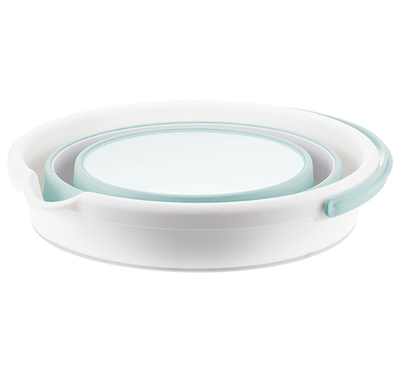 Ведро ФЛЕКС 5 л складное, носик для слива, отверстие для подвешивания, материал- полипропилен, ТЭП М2414