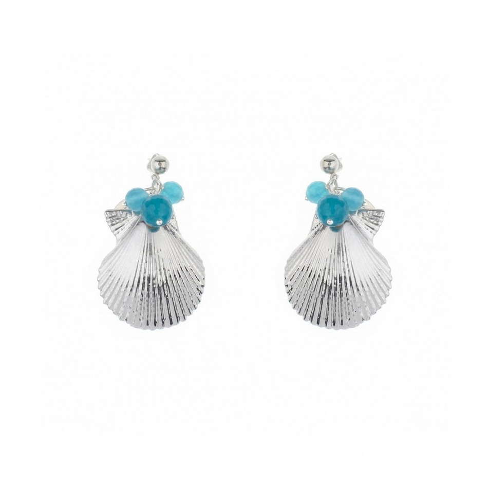 Серьги Ester Bijoux Ракушка C791-S BW