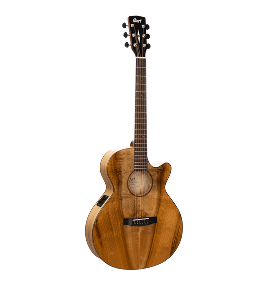 Cort SFX-Myrtlewood-NAT-WBAG SFX Series - электро-акустическая гитара, с вырезом, цвет нат., чехол