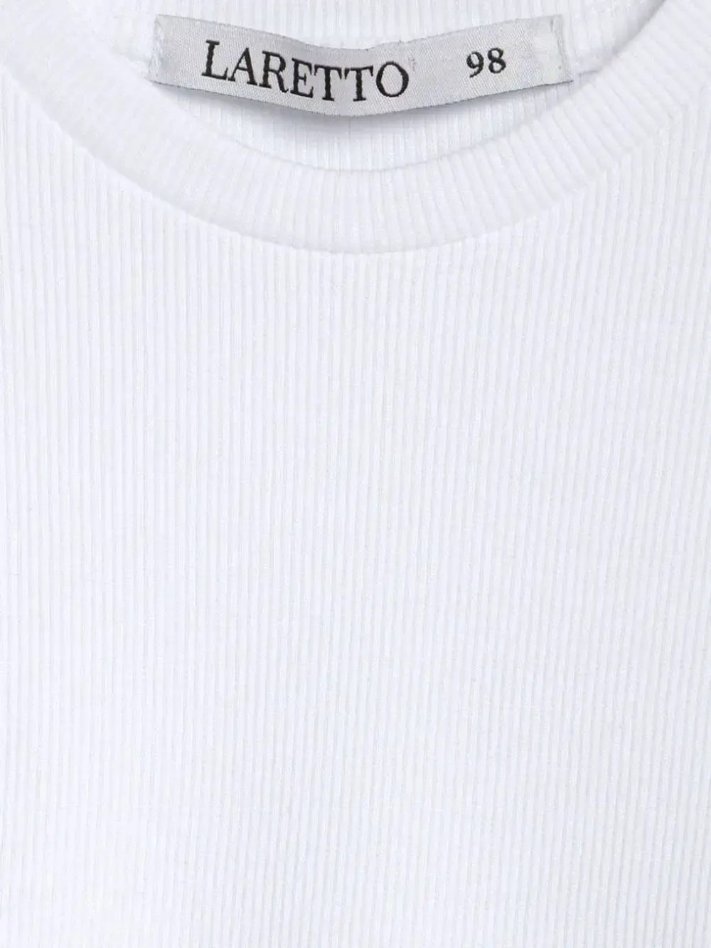 Белый лонгслив детский в школу