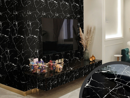 Самоклеящаяся панель ПВХ Мрамор маркина 600х300х2 мм