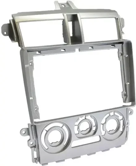 Магнитола для Mitsubishi Colt 6 2002-2012, Colt Plus (правый руль, рамка серебро) - FarCar XXL9-9626F2S монитор 9.5" 2K QLED на Android 14, TS20, 8+256Гб, CarPlay, 4G SIM-слот